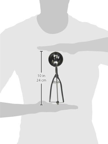 Fox Run Ice Cream/Cookie Dough Scoop, 2-3/8-Inch, Metallic