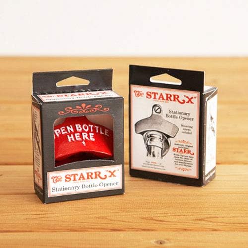 STARR "X" Open Bottle Here | Heavy Duty Classic Wall Mounted Bottle Opener for Easy Beer and Soda Bottle Opening, Deere Green