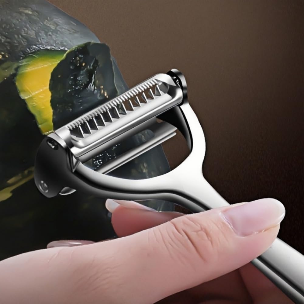 Multifunction Vegetable Peeler Julienne Peeler for Kitchen (2-in-1 peeler)