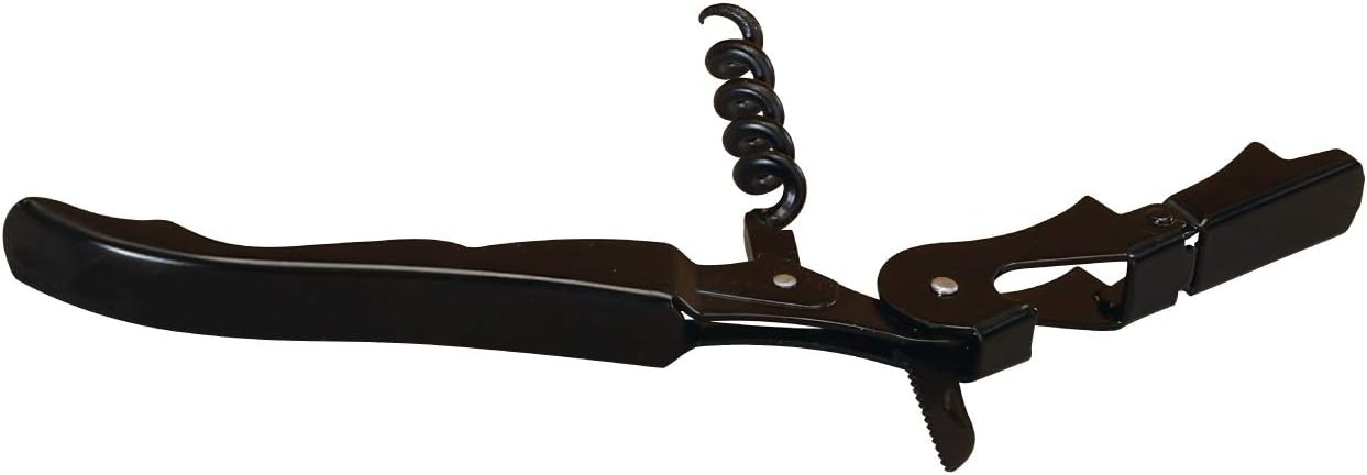 Thirsty Rhino Anggur Double Hinged Waiter's Corkscrew (Set of 6) (Midnight)