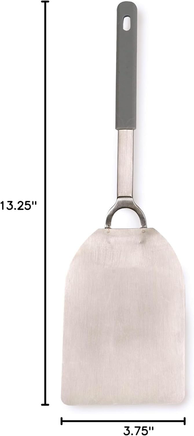 RSVP International Endurance Kitchen Tool Collection Flexible Stainless Steel, Dishwasher Safe, Spatula, Jumbo