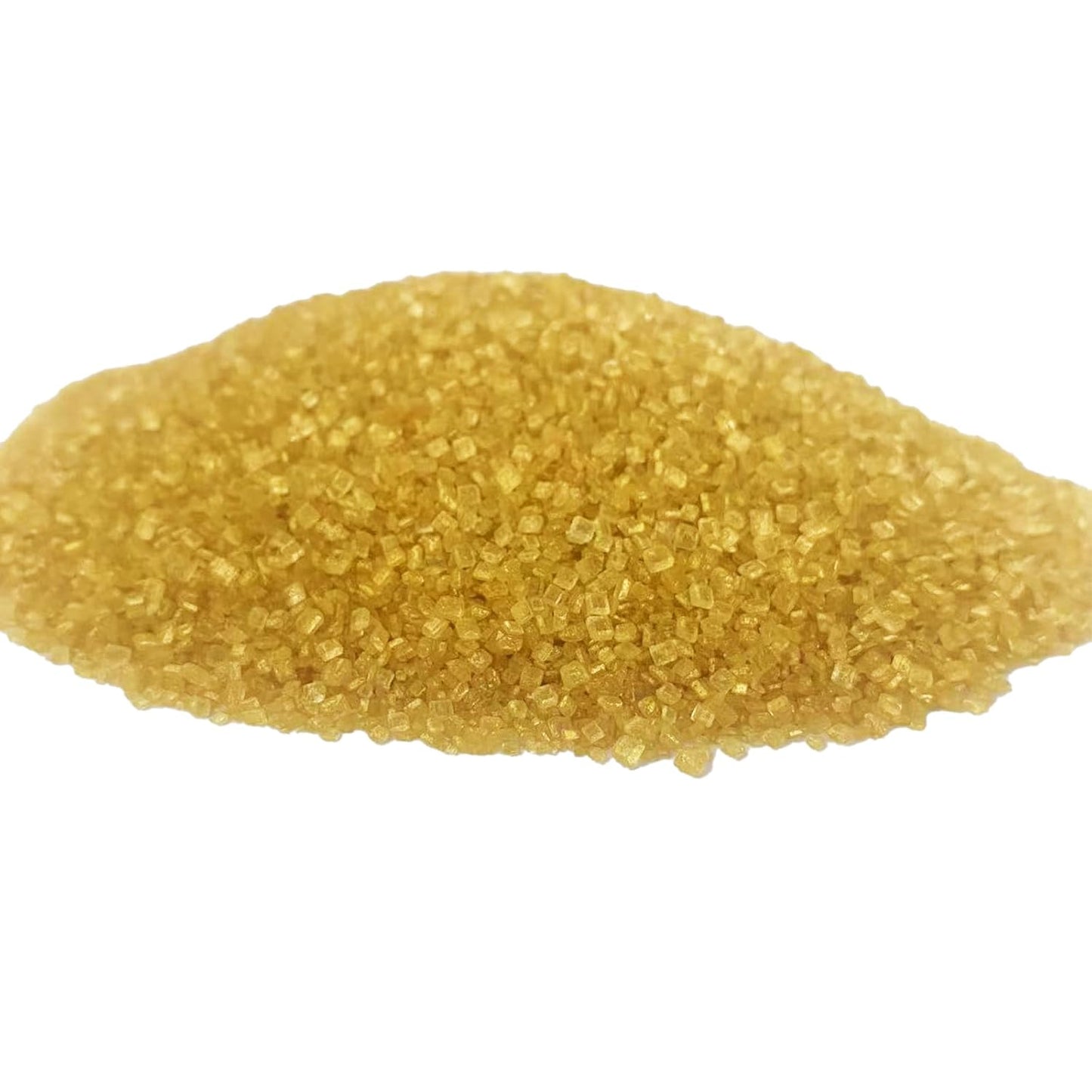 Sentovac Gold Sanding Sugar for Baking Edible Sparkling Sugar Sprinkles Coarse Sugar Crystals for Baking Topping Cake Cookie Cupcake Topper Ice Cream Decoration Supplies 3.2 OZ