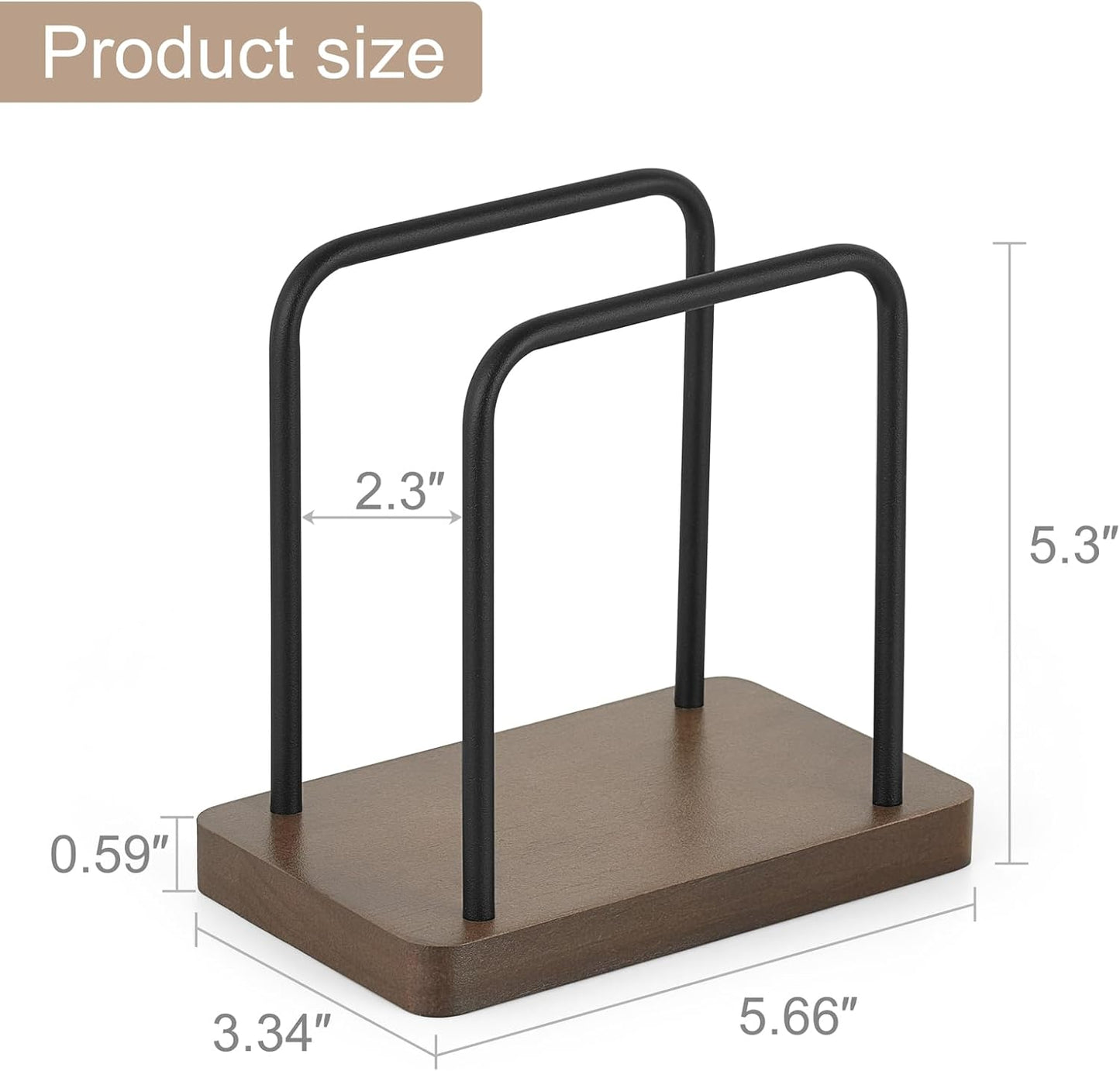 Mkono Napkin Holder for Table Wooden Paper Napkin Dispenser Servilletero for Kitchen Dining Room Cocktail Bar Party Outdoor, Brown