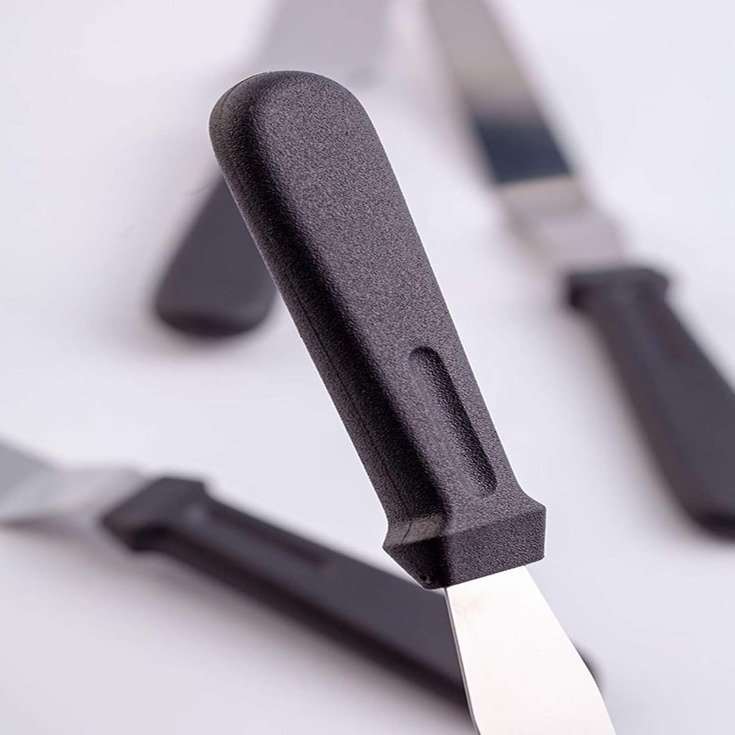 Icing Spatula, Offset Spatula, Stainless Steel with PP Plastic Handle Cake Decorating Frosting Spatula