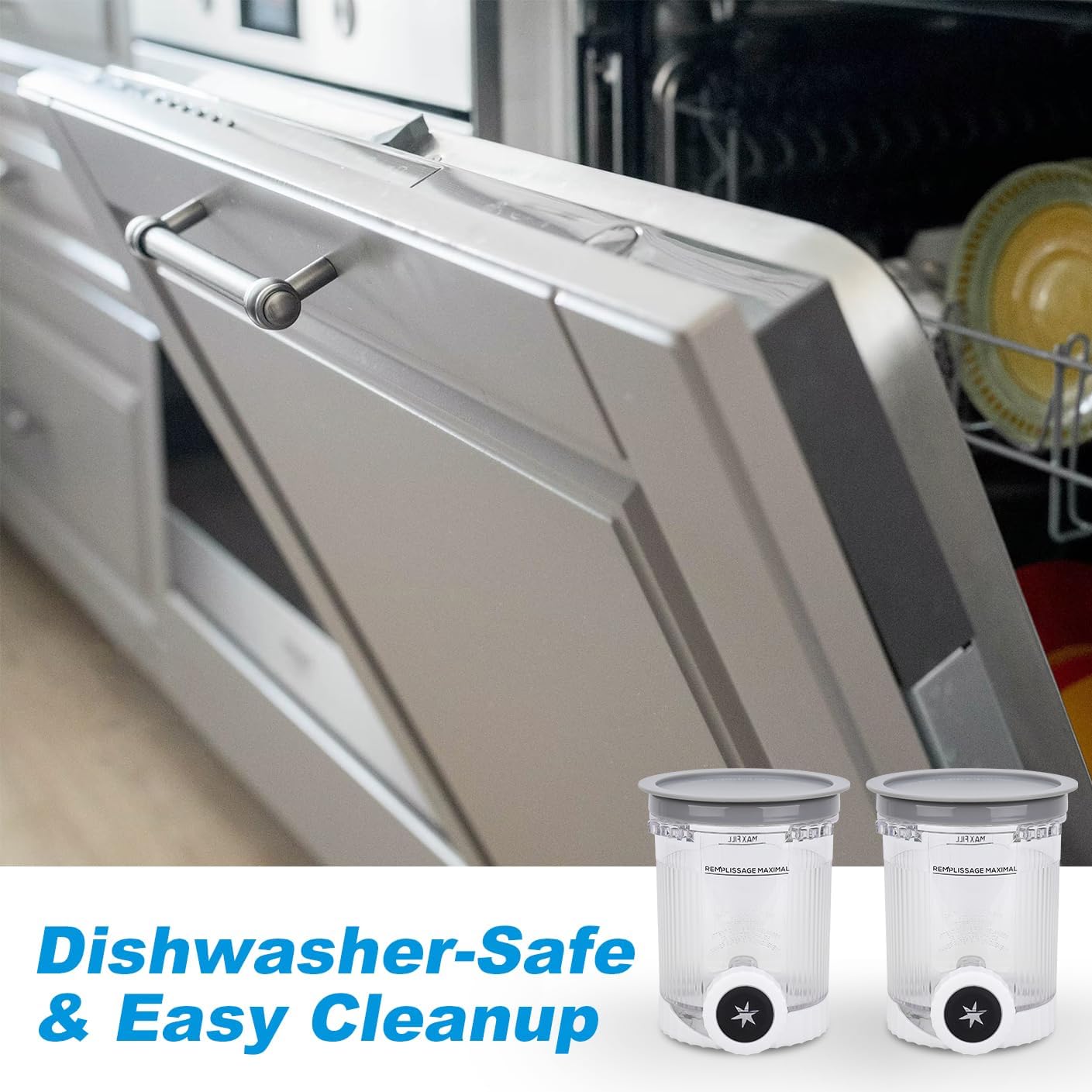 2 Pack creami swirl pints and Lids - for Ninja NC700 NC701 Series, Compatible with Ninja Swirl Ice Cream & Soft Serve Makers, ninja creami container Dishwasher Safe & BPA-Free