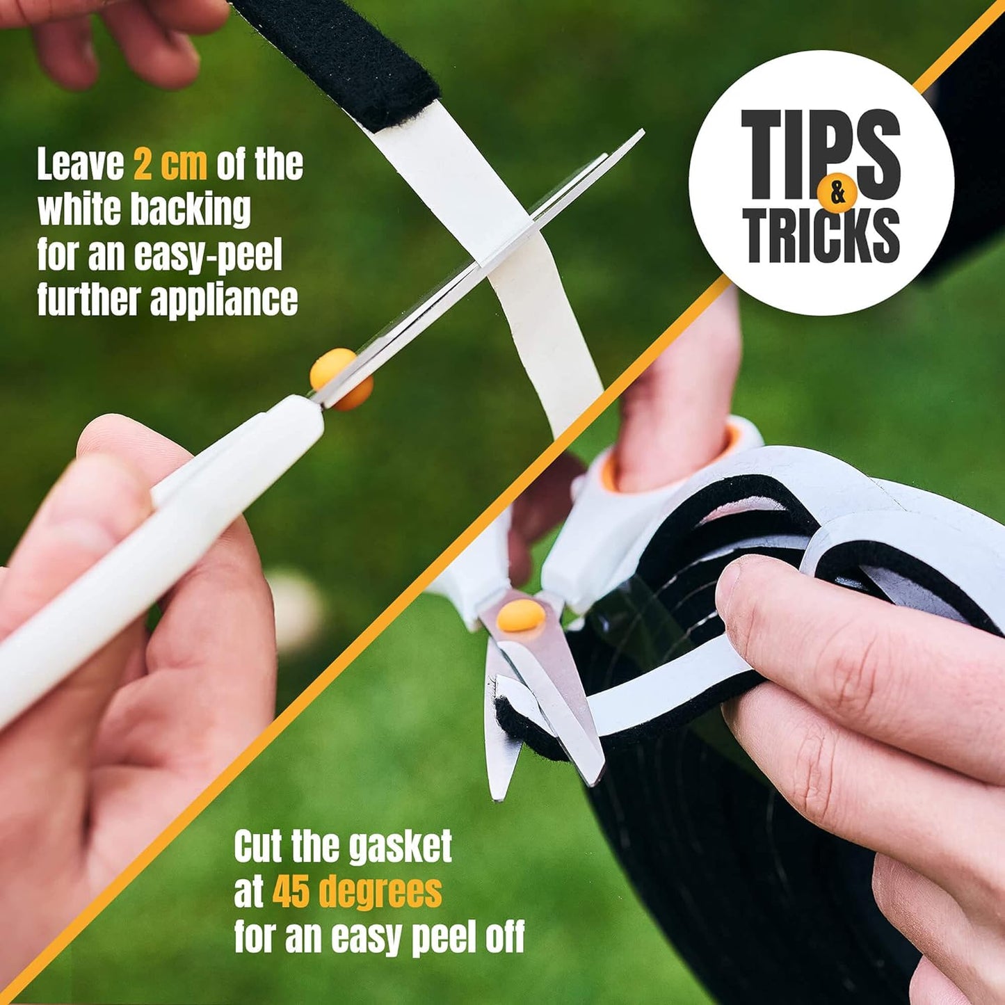 Smoker Gasket – 0.6’’ Wide 0.2’’ Thick High Temp Seal Grill Gasket – 17 FT Long Self Stick Black Nomex Tape Gaskets for Smokers and BBQ Lid – Heat Seal Material Replacement