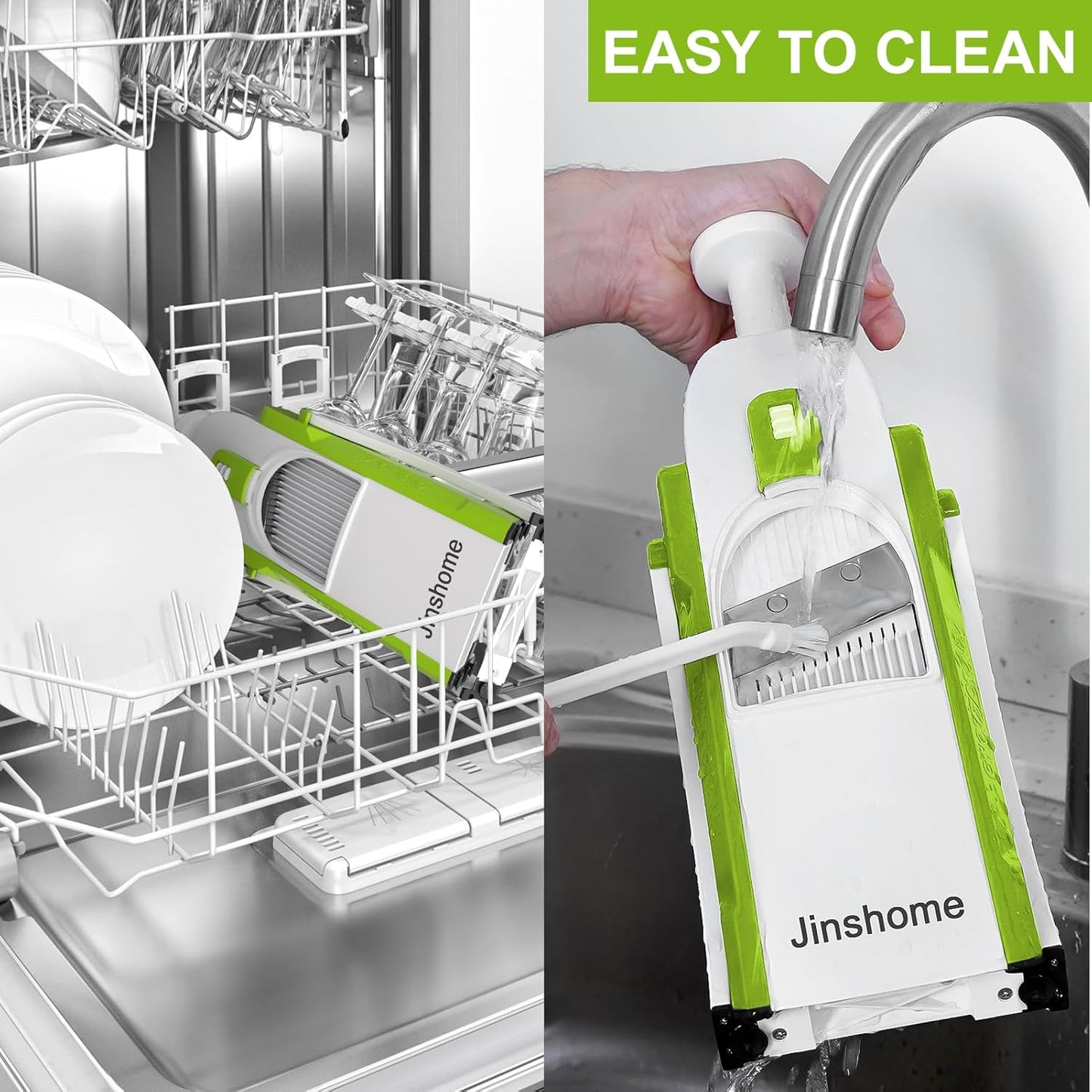 Safe Mandoline Slicer for Kitchen, Potato Chip Slicer,Vegetable Cucumber Slicer With Thickness Adjustable Kitchen Faster Slice Artifact (Only Slicer)