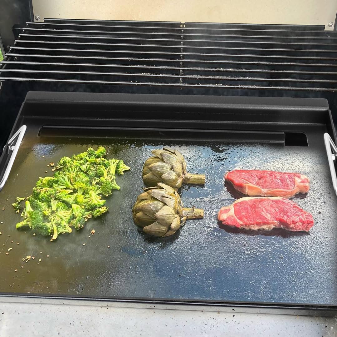 Full Size Griddle Inserts for Char-Broil Performance Convective 3 Burner Series, Flat Top Griddle for 463228622 463732823 463732623 463732923 Grill, Replace for G426-0005-W1