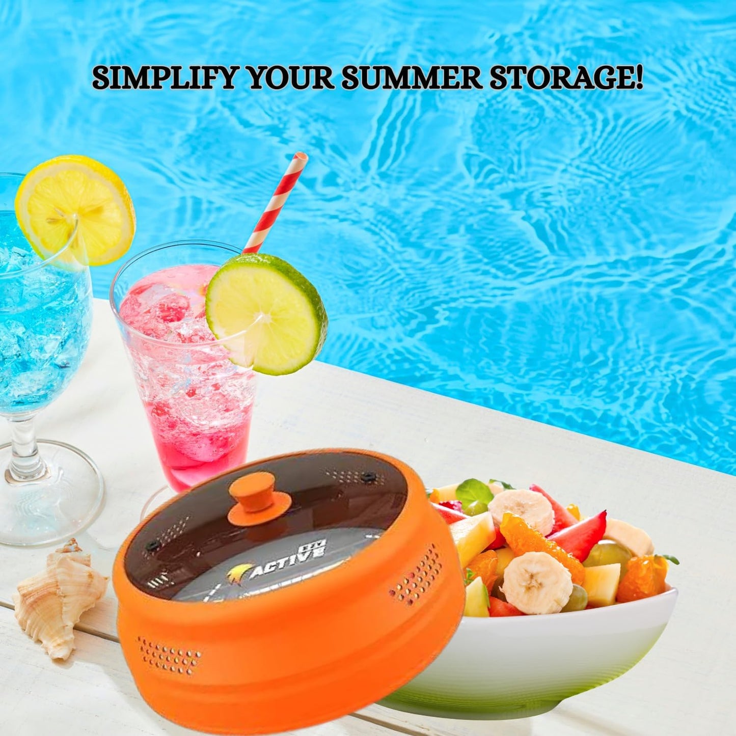 Collapsible Microwave Cover for Food - Silicone and Glass Splatter Guard Lid for 6-12 inch Plates & Bowls, Dishwasher Safe, Heat Resistant, BPA-Free, (Red).