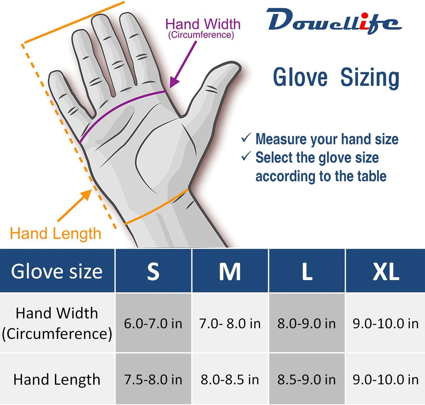 Dowellife Cut Resistant Gloves Food Grade Level 5 Protection, Safety Kitchen Cuts Gloves for Oyster Shucking, Fish Fillet Processing, Mandolin Slicing, Meat Cutting and Wood Carving. (X-Large)