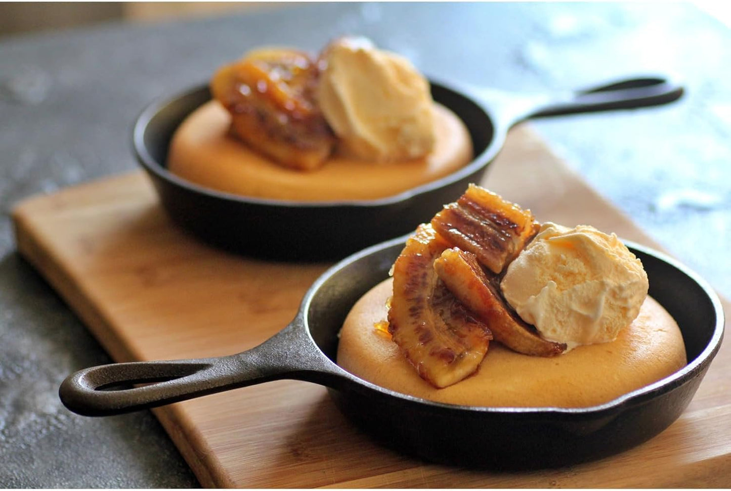 Lodge 6-1/2 Inch Cast Iron Pre-Seasoned Skillet – Signature Teardrop Handle - Use in the Oven, on the Stove, on the Grill, or Over a Campfire, Black