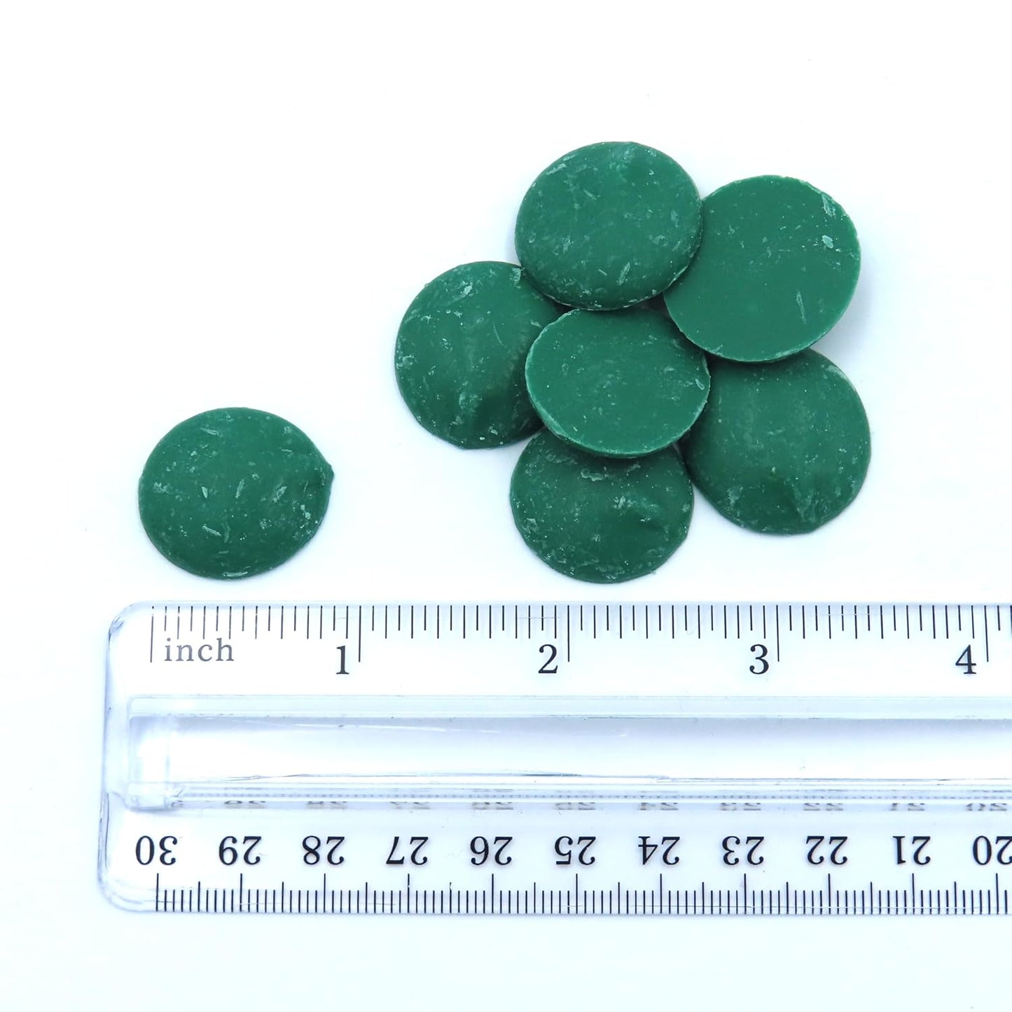 MERCKENS Coating Wafers, Dark Green Melting Chocolate, 1 Pound Package