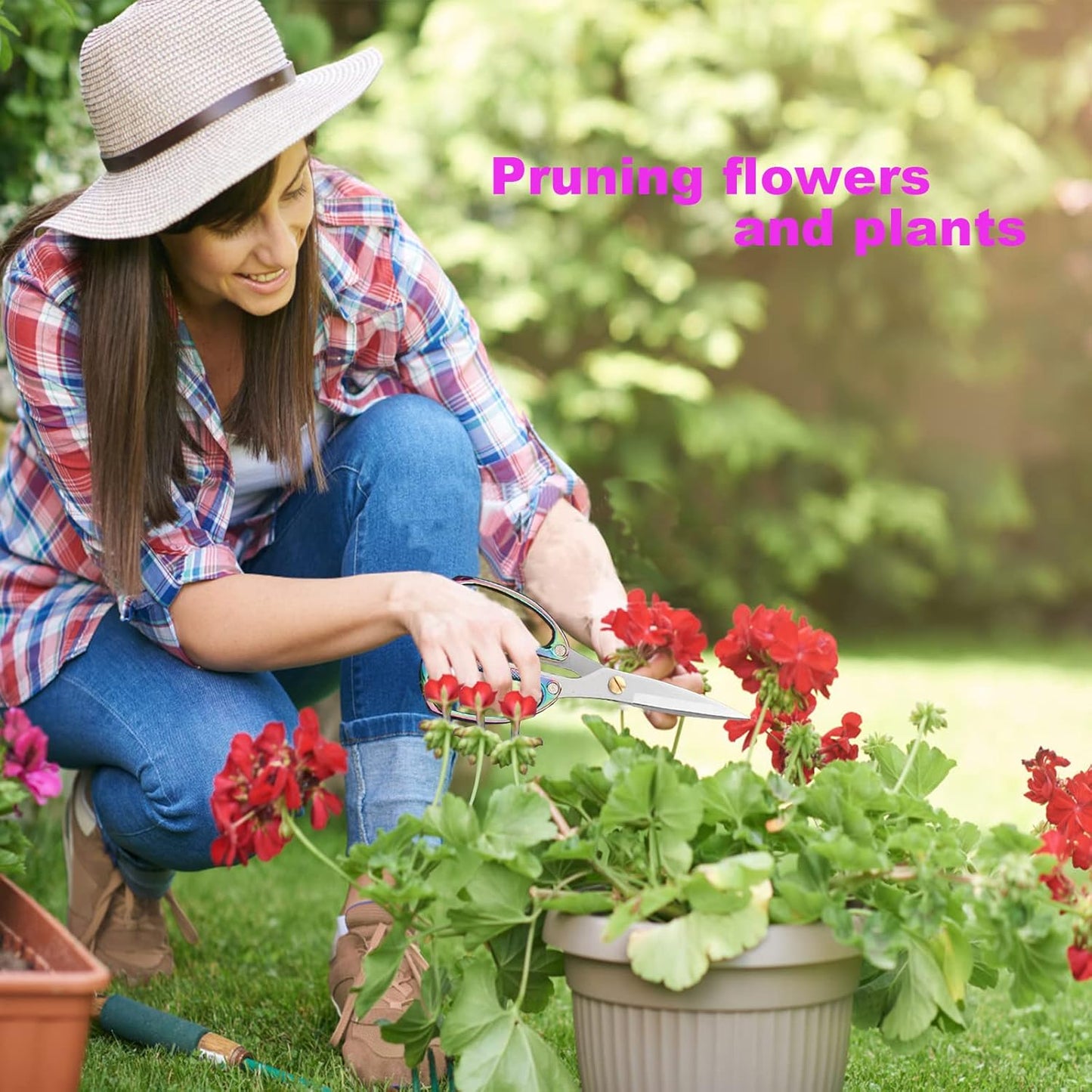 Poultry Shears 2-Pack, Heavy Duty Meat Scissors, Stainless Steel Spring Loaded, Turkey & Chicken Shears, Food Scissors