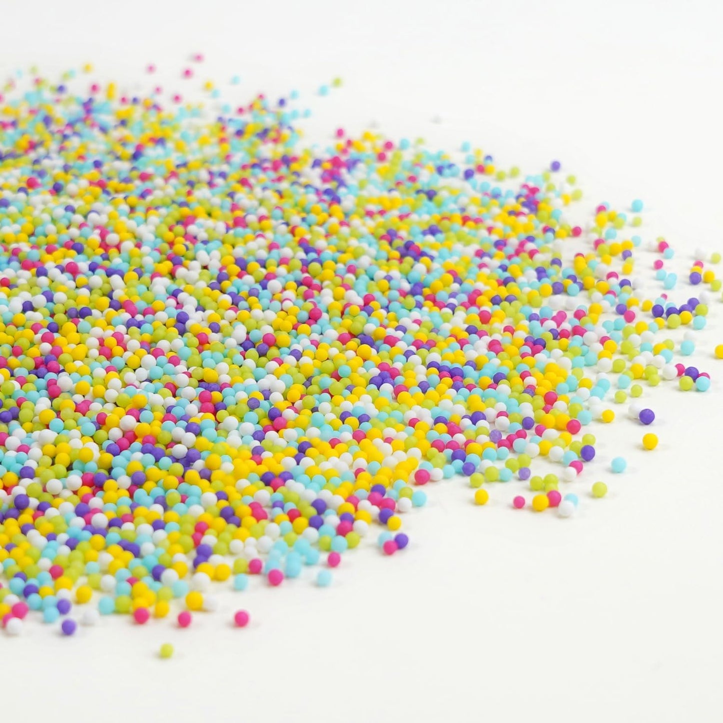 Rainbow Nonpareils Sprinkles, Edible Sprinkles For Cake Decorating, Baking Sugar, 150g/5.29oz, Cake Decorations & Cupcake Toppers, Easter, Holiday, Wedding Party Supplies