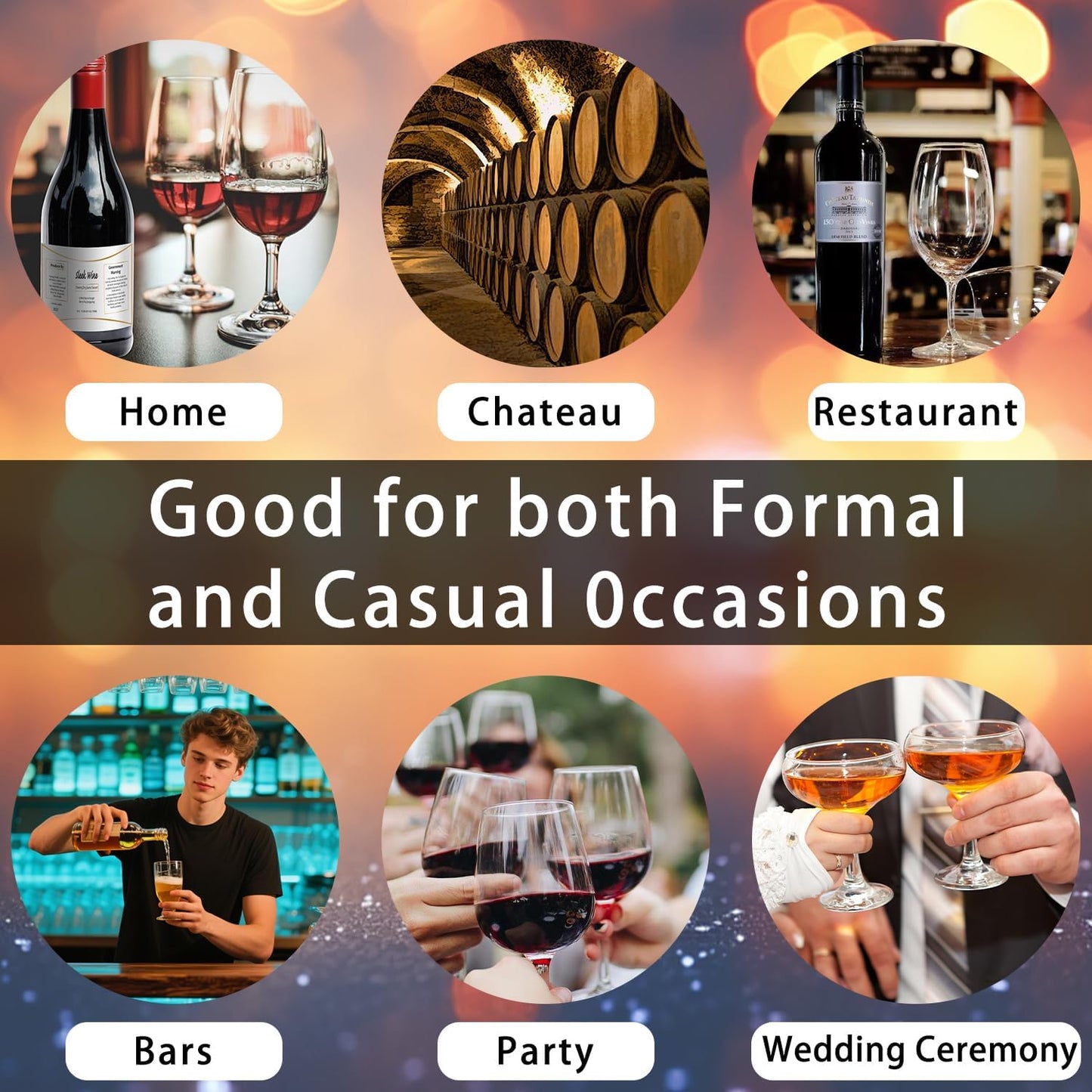 Electric Wine Opener, Automatic Wine Bottle Opener with Foil Cutter & Rechargeable, One-Click Button Electric Corkscrew Wine Opener for Home, Kitchen, Party, Wedding, Ideal Present for Lover-Black