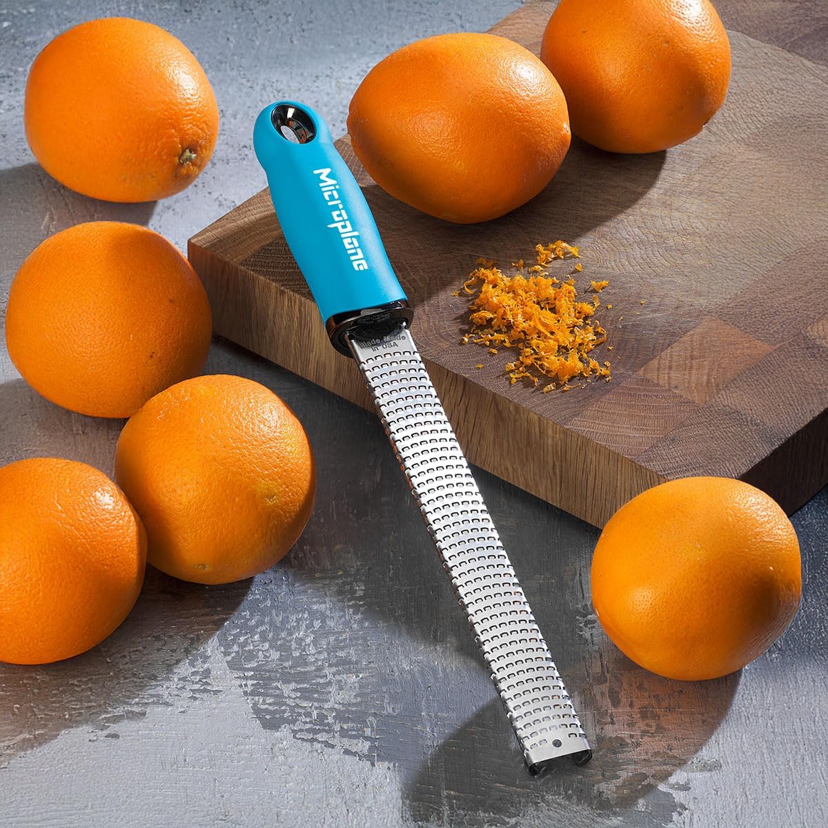 Microplane Premium Classic Series Citrus Zester and Grater - Turquoise