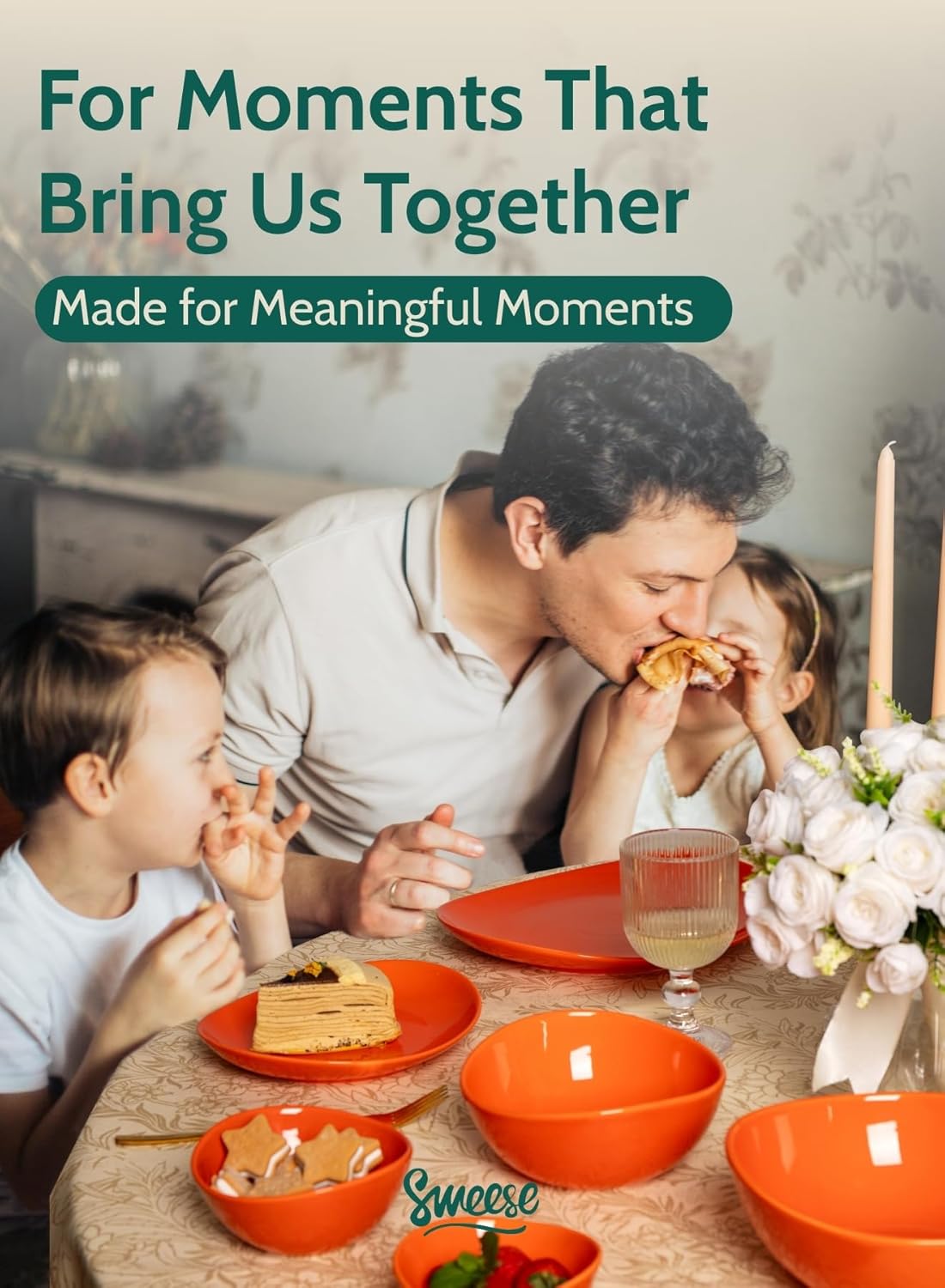 Sweese 6 Inch Porcelain 18 oz Bowls Set of 6, for Soup | Cereal | Fruits | Rice - Microwave, Dishwasher, and Oven Safe - Hot Assorted Color