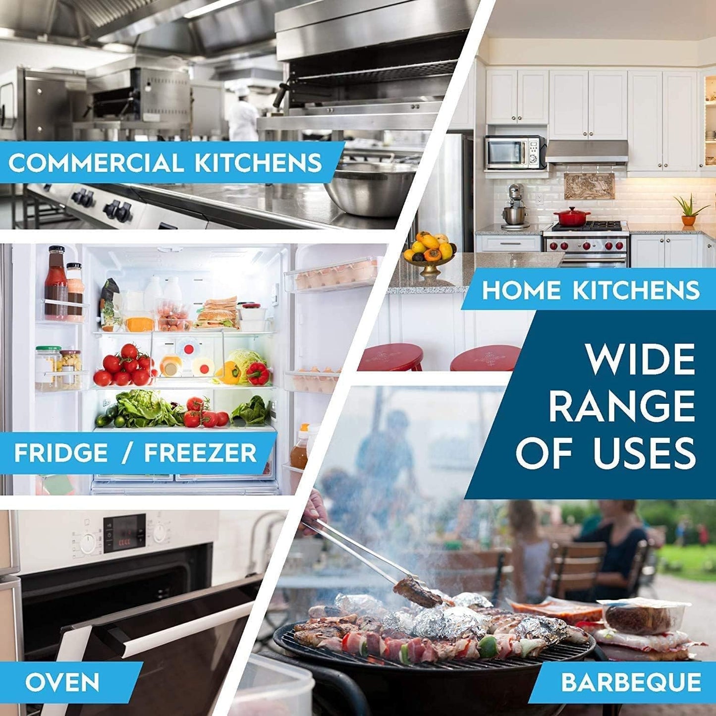 Rhino Aluminum Heavy Duty Aluminum Foil - 12 x 350 sf Long Roll, 25 Microns Thick Foil Heavy Duty Commercial Grade & Extra Thick, Strong Enough for Food Service Industry (Pack of 2)