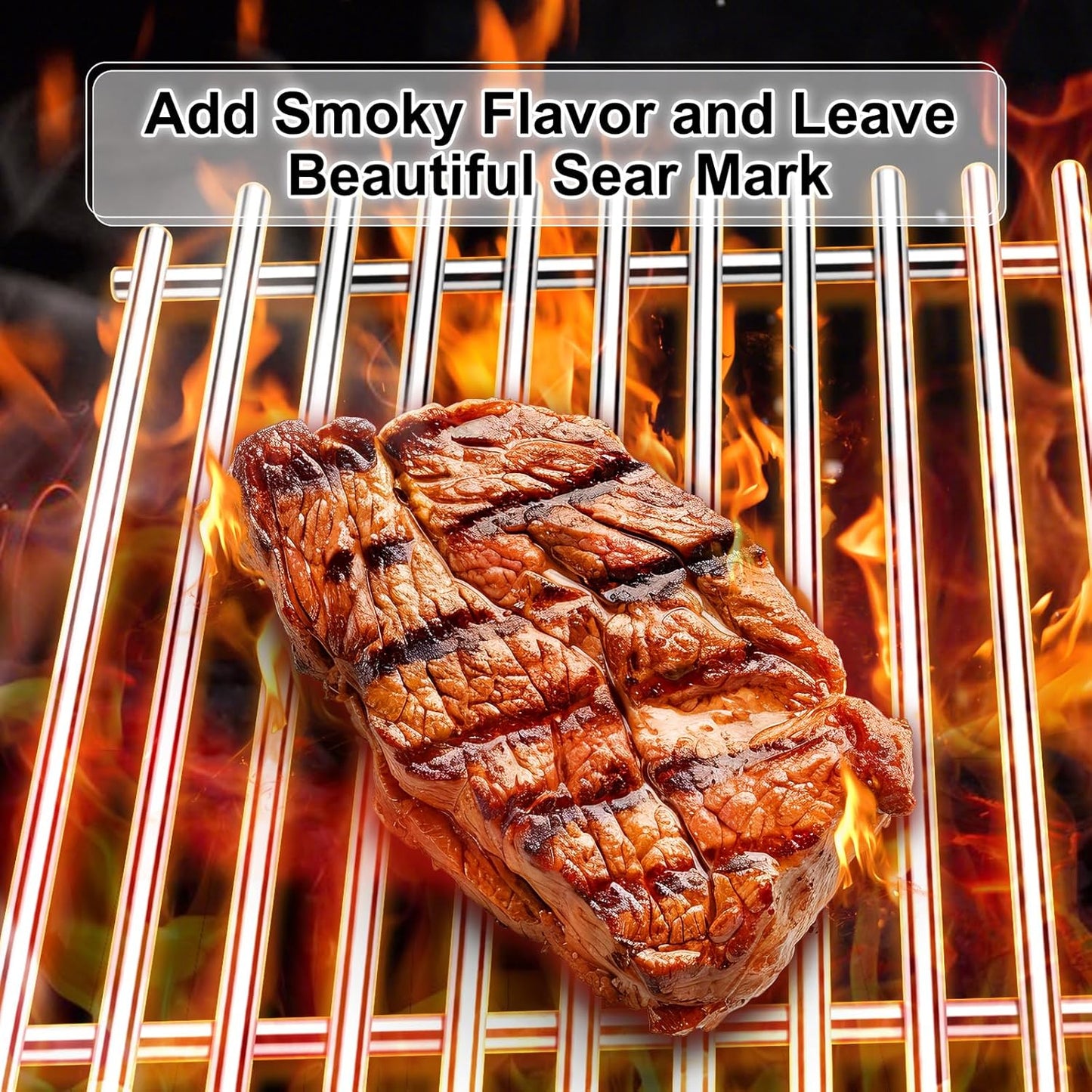 54801 Grill Grates Replacement for DCS Grill Parts 20” DCS 36, 48, 36ABQR,36BQ, 36BQR, 36DBQ, 48DBQAR, 48DBQR, 48EBQAR, 48EBQR, BGA36-BQARL, BGA36-BQARN, Stainless Steel BBQ Ceramic Rods Grids