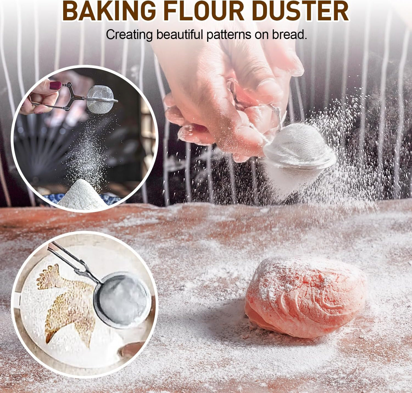 Banneton Bread Proofing Basket, Round and Oval Sourdough Starter Kit with Two Bread Slings and 27×19in Silicone Baking Mat Bread Making Tools Set, Gift for Family Lovers or Friends