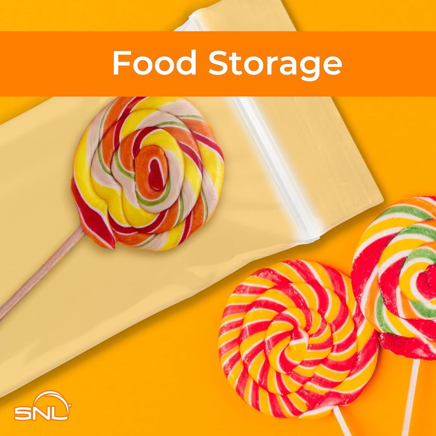 SNL | 3" X 5" - 2 MIL - 1,000 Bags | Medium | Strong | Zipper Lock Reclosable, Clear, Disposable, Plastic Bags, For Food and Storage