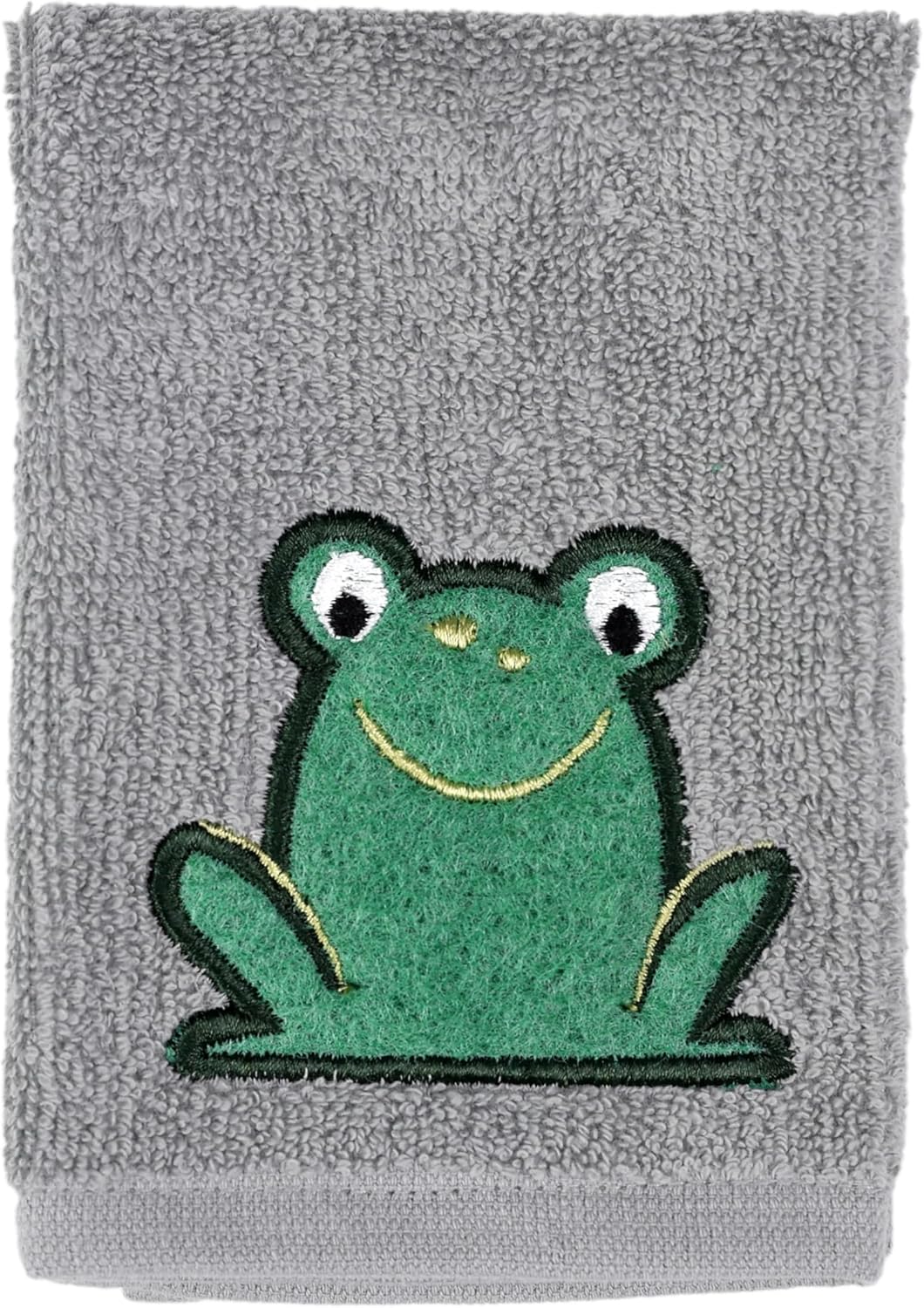 MÜkitchen SCRUBSY 100% Cotton Kitchen Dish Cloth with Built in Scrubber | Various Designs and Super Absorbant (Frog)