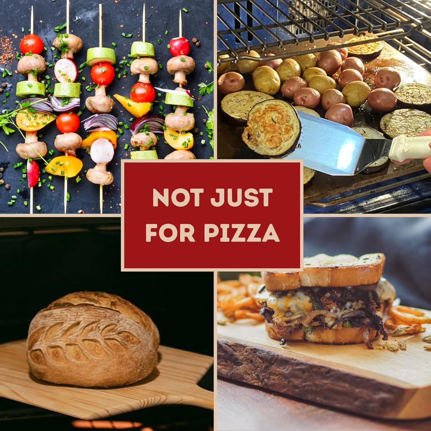 14" by 20" Pizza Steel (3/8" Deluxe Thickness) - Multipurpose Cooking Steel for Ovens & Grills - Made in the USA