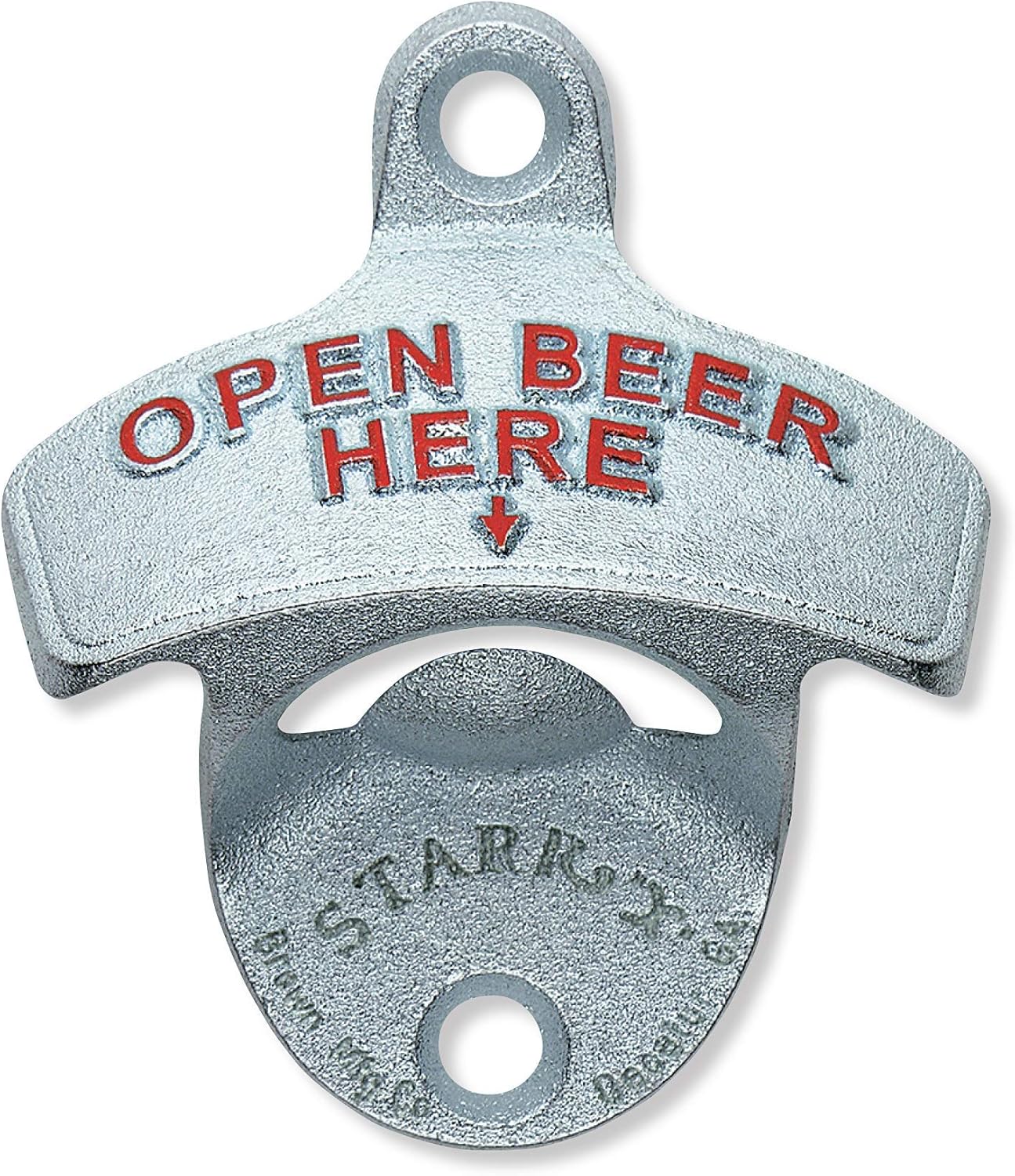 Wall Mounted Open Beer Here Starr X Bottle Opener Bar