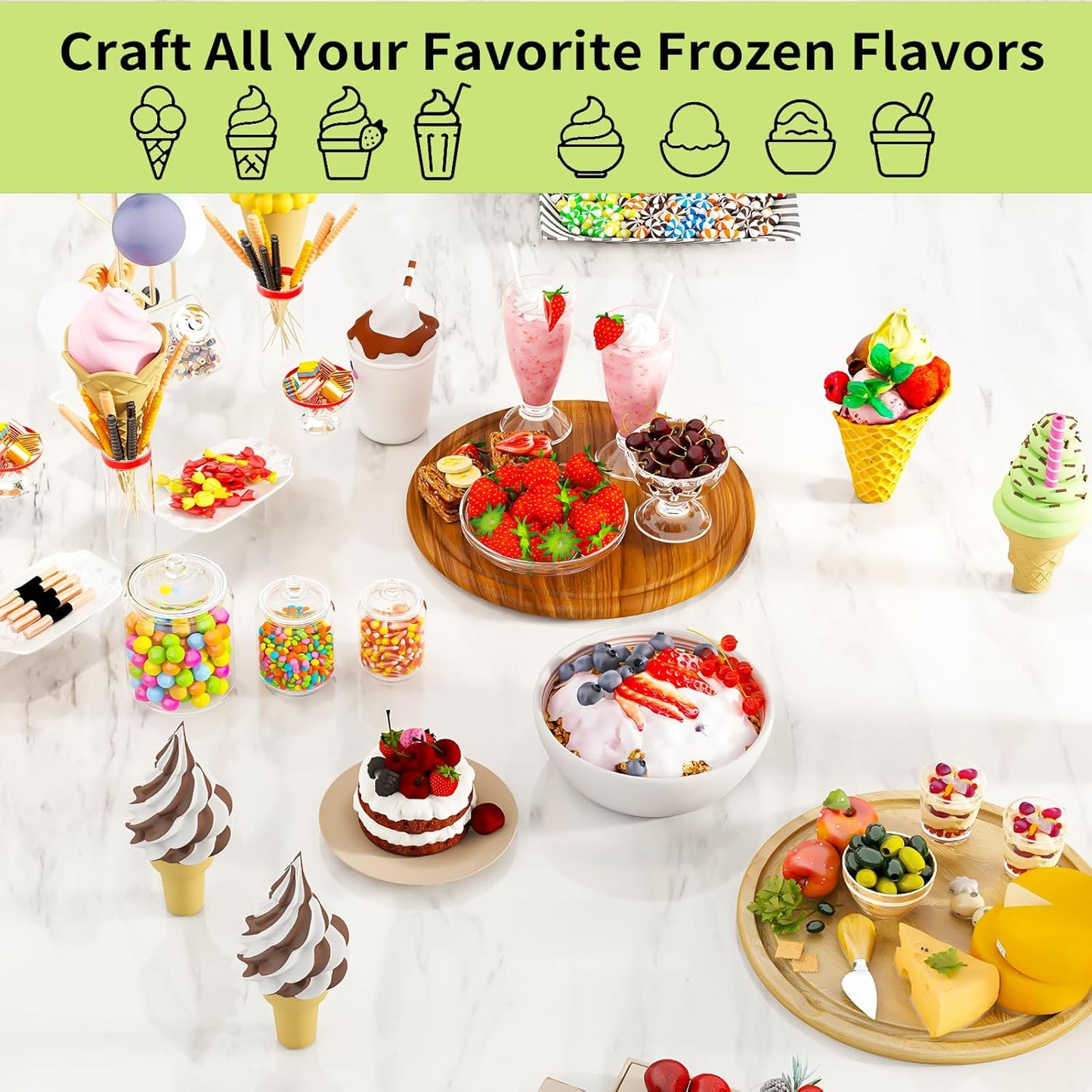 GoMaihe Containers Compatible with Ninja Swirl: Creami 2-Pack Pints and Lids for Ninja NC700 & NC701 Ice Cream and Soft Serve Maker Accessory - BPA-Free Food-Grade Dishwasher Safe