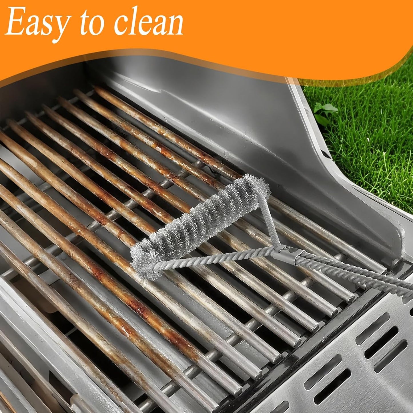 S6F652 (2-Pack) 18 1/4" Stainless Steel Gas Grill Grates for Charbroil 461210010, 463210011, 463212511, 463215512, 463215513, 463215712, 463215713, 463215714, 463224611, 463244011, 463247009