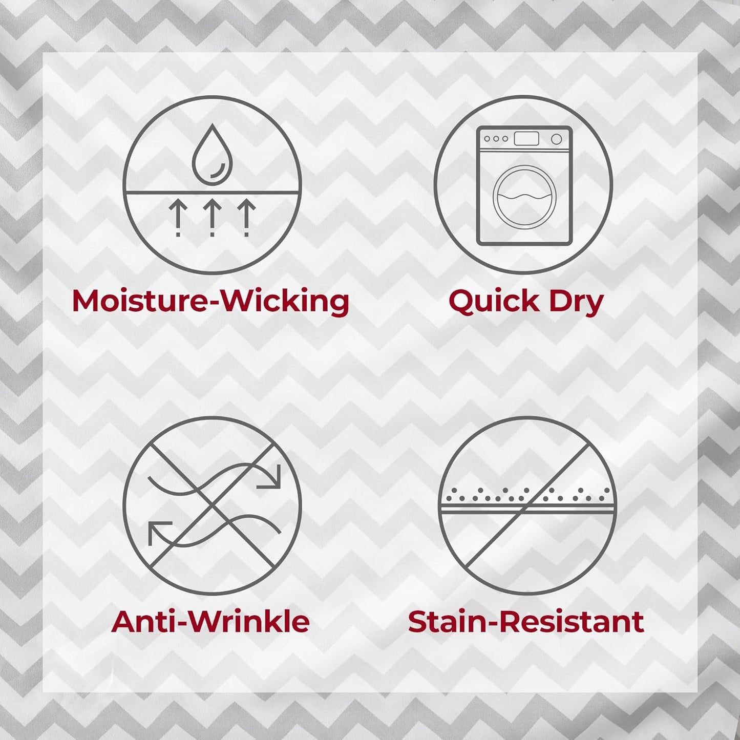 Mellanni Twin Sheets Set - 3 PC Iconic Collection Bedding - Hotel Luxury, Extra Soft, Cooling Bed Sheets - Wrinkle, Fade, Stain Resistant (Twin, Chevron Gray)