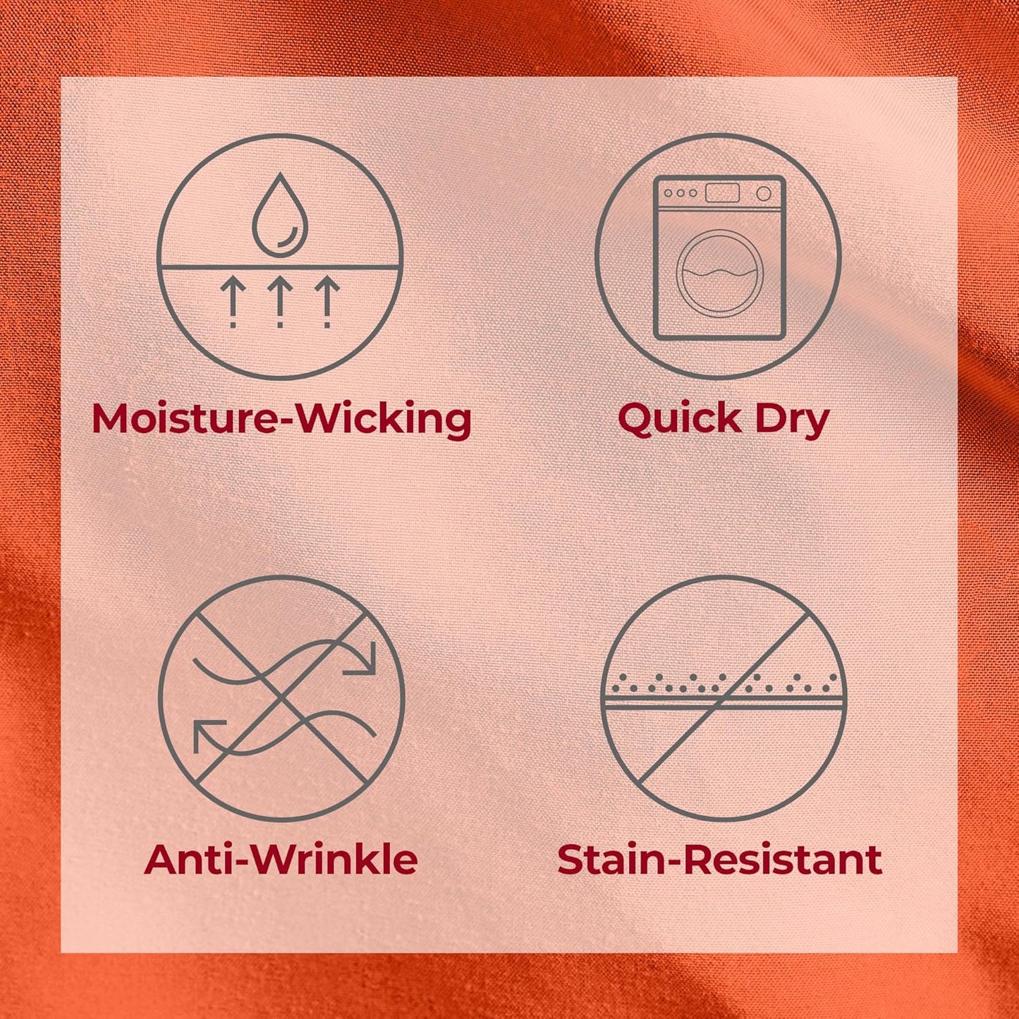 Mellanni Twin XL Sheets Set - 3 PC Iconic Collection Bedding - Hotel Luxury, Extra Soft, Cooling Bed Sheets - Wrinkle, Fade, Stain Resistant (Twin Extra Long, Poppy Orange)