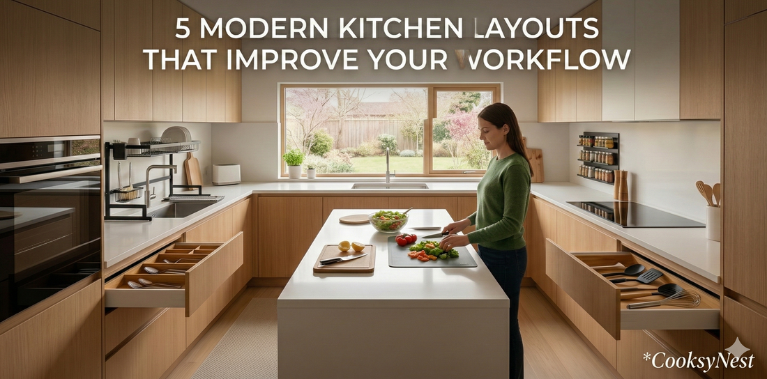 5 Modern Kitchen Layouts That Improve Your Workflow 🍳