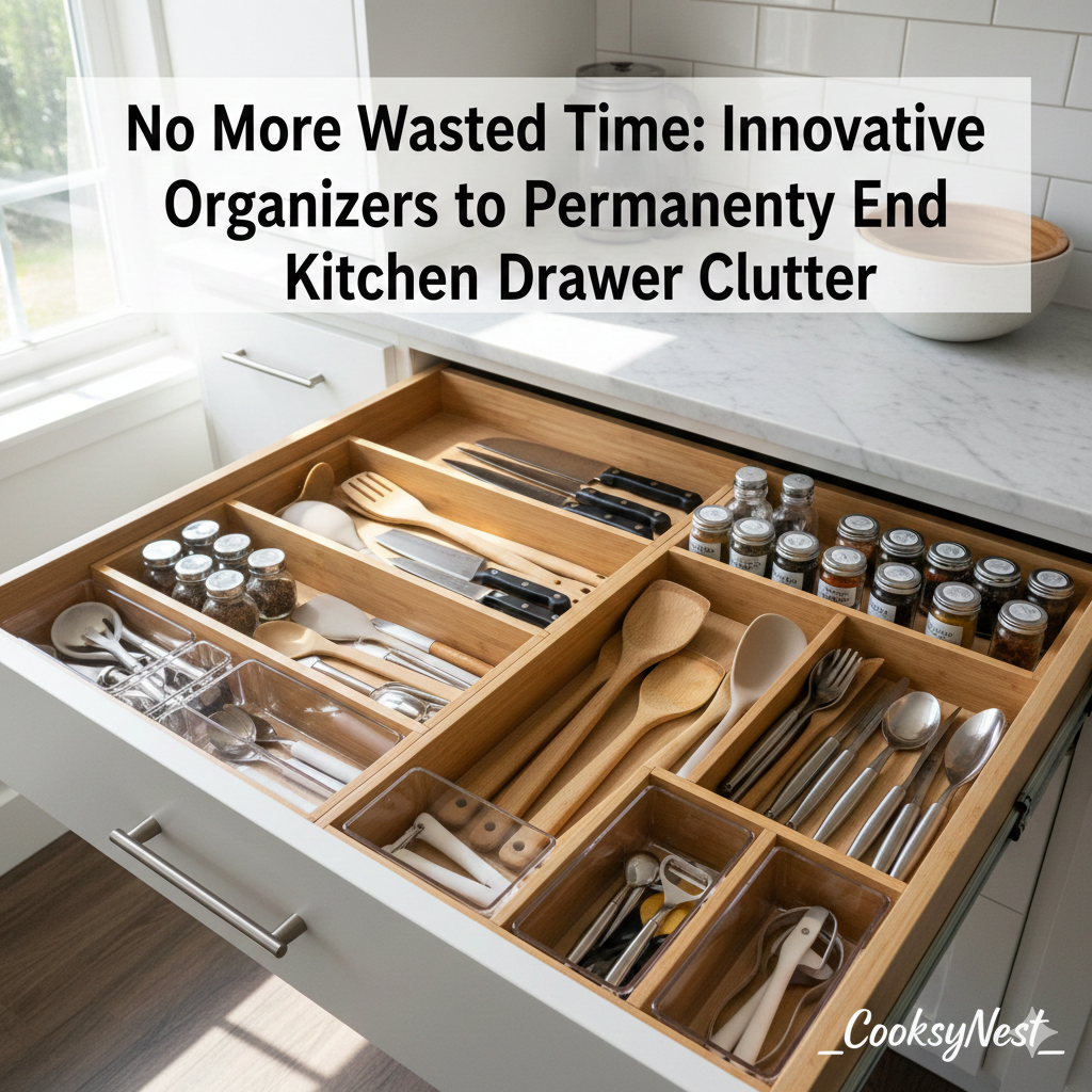 No More Wasted Time: Innovative Organizers to Permanently End Kitchen Drawer Clutter 🍳