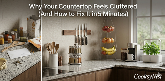 🥣 Why Your Countertop Feels Cluttered (And How to Fix It in 5 Minutes)