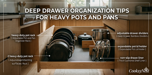 🍳 Deep Drawer Organization Tips for Heavy Pots and Pans 🥘