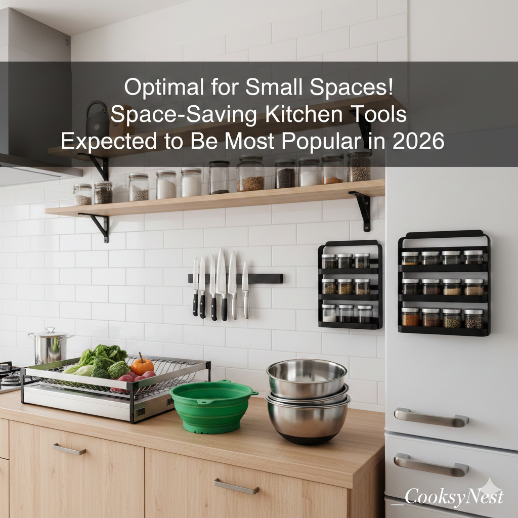 Optimal for Small Spaces! Space-Saving Kitchen Tools Expected to Be Most Popular in 2026 🏠✨