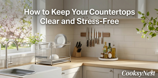 How to Keep Your Countertops Clear and Stress-Free ✨🍳