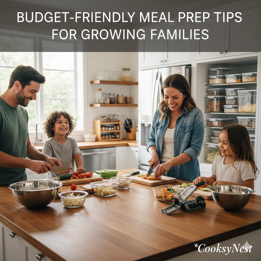 Budget-Friendly Meal Prep Tips for Growing Families 🧺