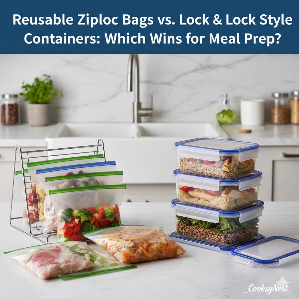 Reusable Ziploc Bags vs. Lock & Lock Style Containers: Which Wins for Meal Prep? 🍱