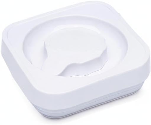 Amazon Basics Airtight Food Storage Containers, BPA Free, with Twist/Turn Lids, for Kitchen Pantry Organization, 10-Piece Square Set, Clear Plastic