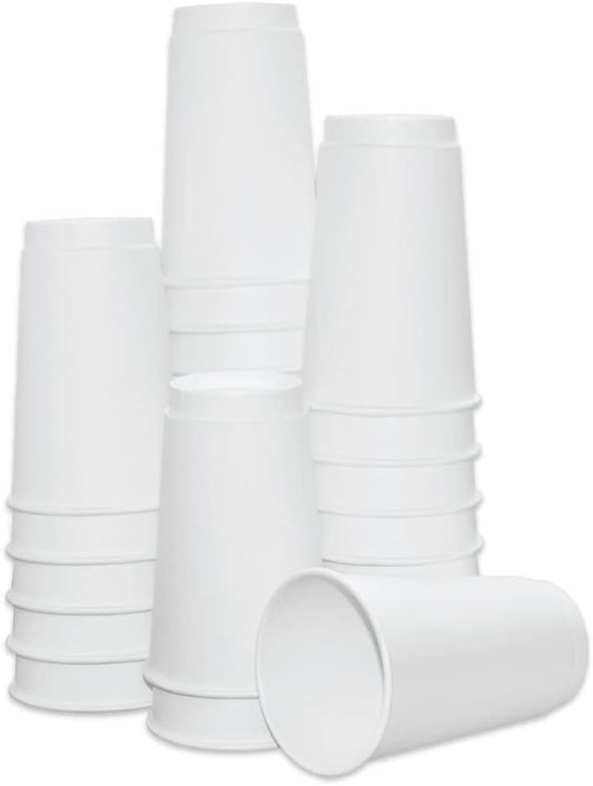 Insulated Paper Cups for Coffee & Tea Made in USA | Recyclable Double Wall Disposable To-Go Cups for Hot Beverages | Sturdy, Food Safe, and Eco-Friendly Hot Cups (16 oz, 200 Count)