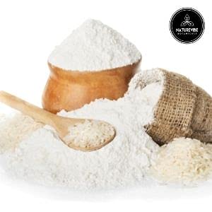 Naturevibe Botanicals White Rice Flour 5lb Premium Quality | Used for Baking and as Thickener