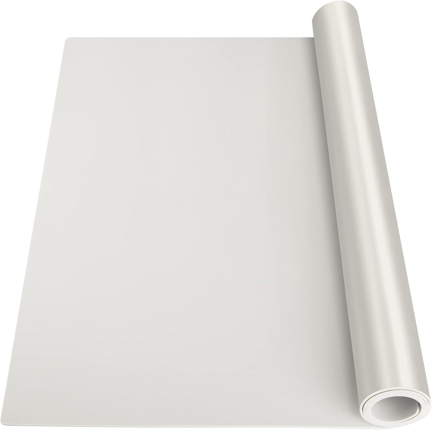 Slicone Mat Heat Resistant Mats for Countertop, Multipurpose Large Silicone Mats for Crafts Kitchen Workbench Size 36x24 inches Thick 2mm,Rolled Package,Beige