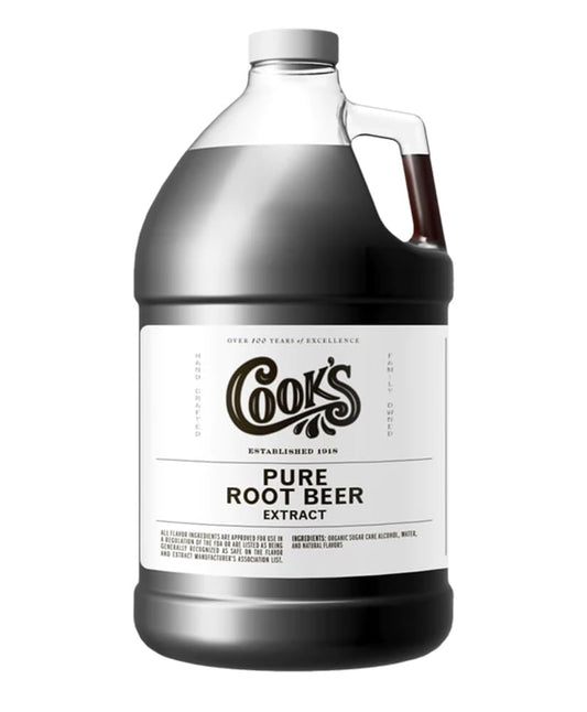 Cook's, Root Beer Extract Flavoring, For Root Beer Making and Baking, 128 Ounce (1 Gallon)