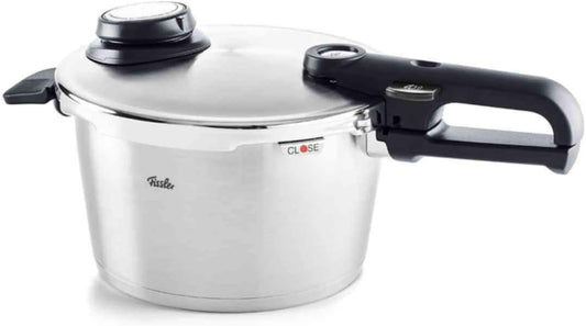 Fissler Vitavit Premium Pressure Cooker with Steamer Insert, 4.8 Quart