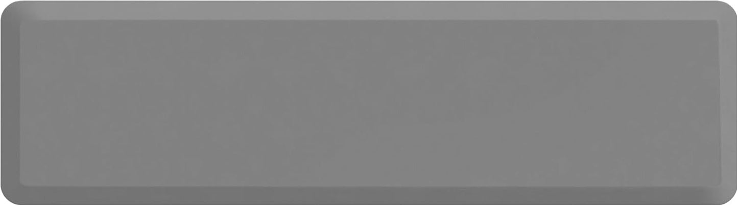 GelPro Utility Anti-Fatigue Runner Mat, Leather Grain Grey - 20x72