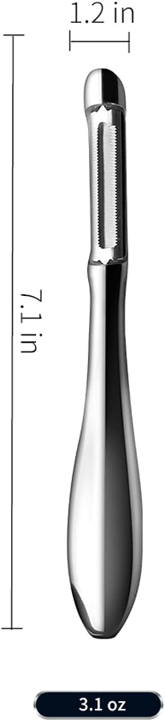 Vegetable Peeler, Premium Stainless Steel Potato Peeler, High Tensile Ultra Sharp Blade Fruit and Food Slicer, I Shaped with Ergonomic Non-Slip Handle, Dishwasher Safe with 5 Years Warranty