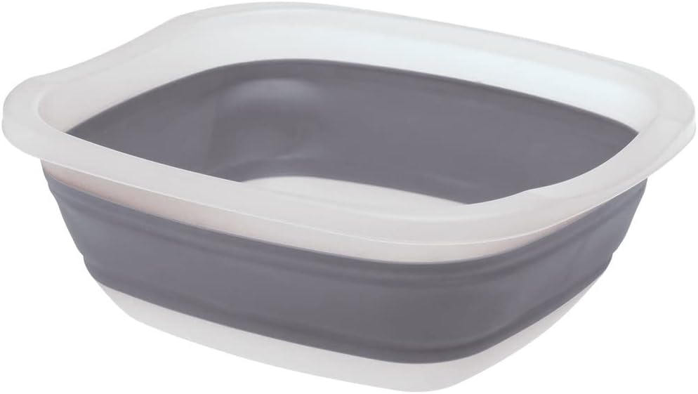 PrepWorks Collapsible Tub - Space-Saving, Foldable Utility Tub for Washing, Soaking, and Storage in Kitchen or Outdoors