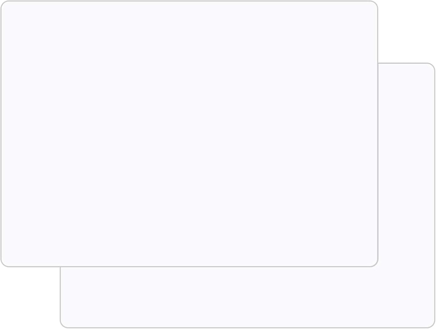 Gartful 2Pcs Extra Large Silicone Mats for Countertop, 28" by 20" Multipurpose Mat, Counter Table Protector, Desk Saver Pad, Placemat Nonstick Nonskid Heat-Resistant Pad, Translucent